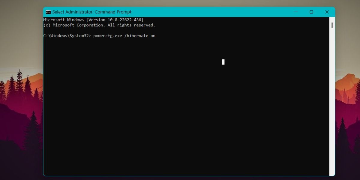 Aktifkan Mode Hibernasi Menggunakan CMD