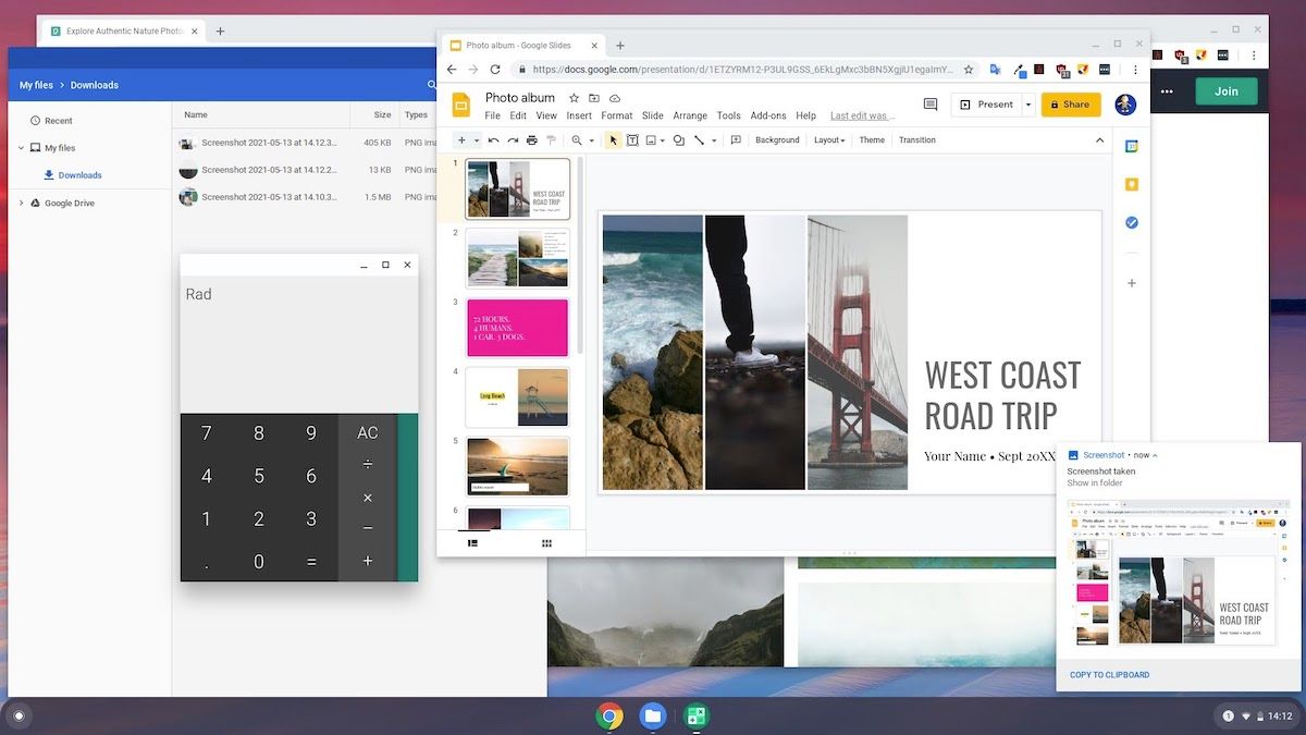 Alat pemotong jendela Chrome OS ambil