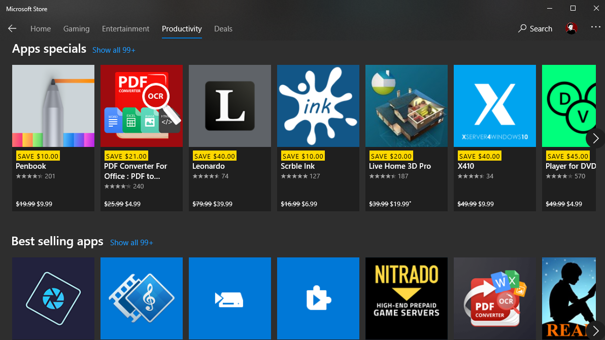 Aplikasi Toko Microsoft