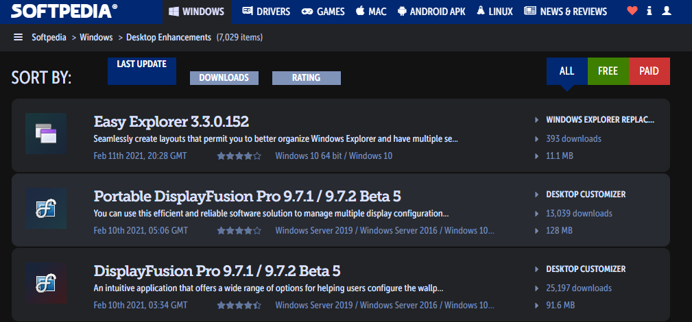Softpedia Download Apps