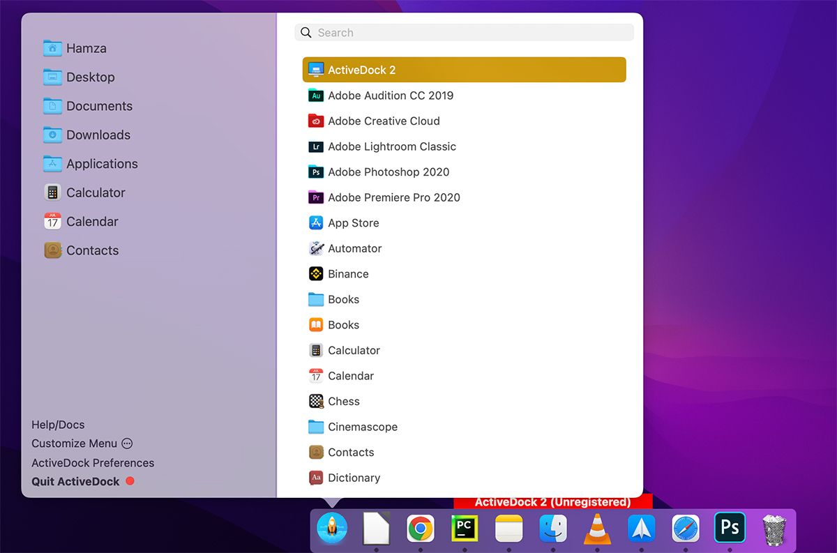 Sesuaikan Dock Anda Dengan ActiveDock