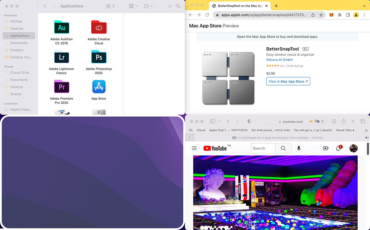 Ubah Ukuran Windows Di Mac Anda Dengan BetterSnapTool