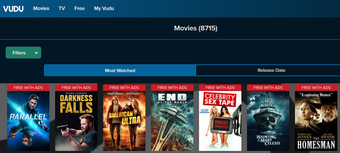 Vudu Free Movies