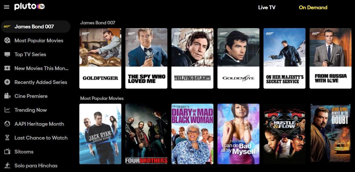 Pluto TV Movies