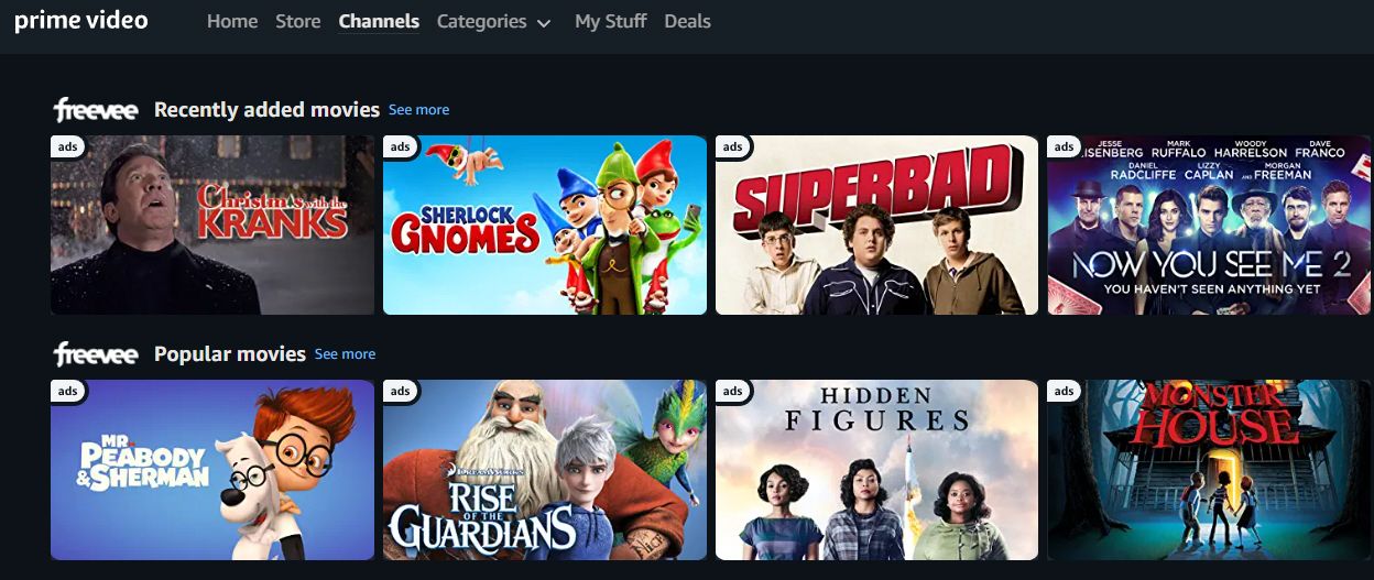 Amazon Freevee