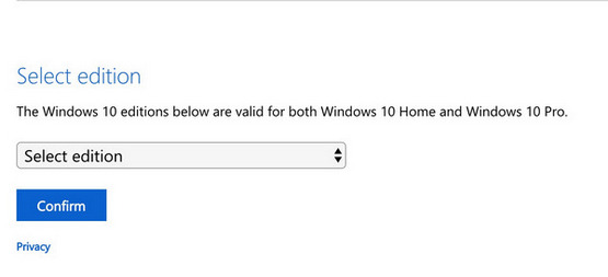 Unduhan ISO Windows 10