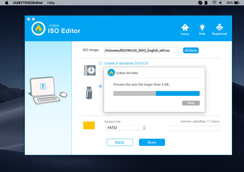 Proses File install.wim Besar di Mac
