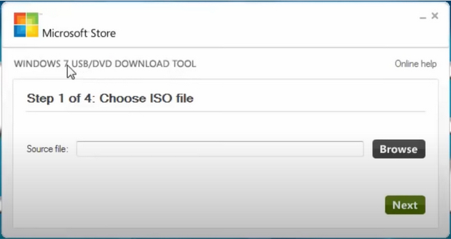 Alat Pengunduhan USB/DVD Windows 7