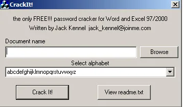 crackit for excel