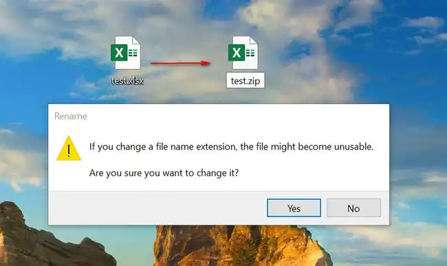 rename xlsx to zip