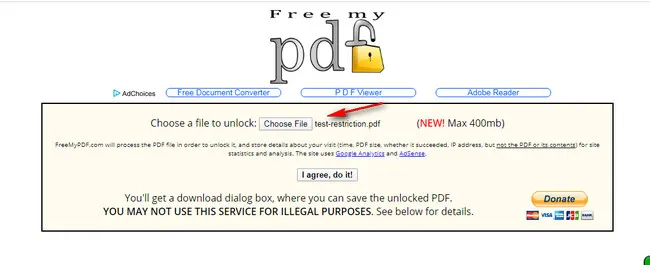 Online PDF Password Removal