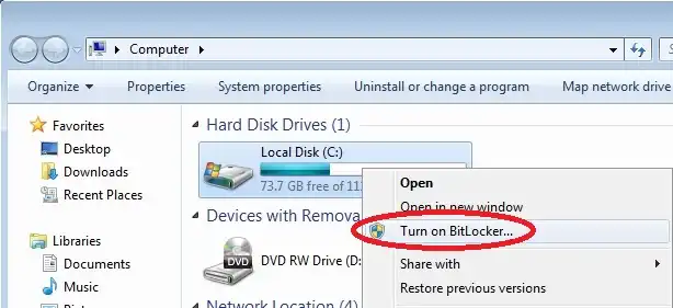 Bitlocker Windows Protection