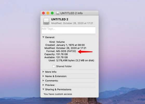 get usb info on mac