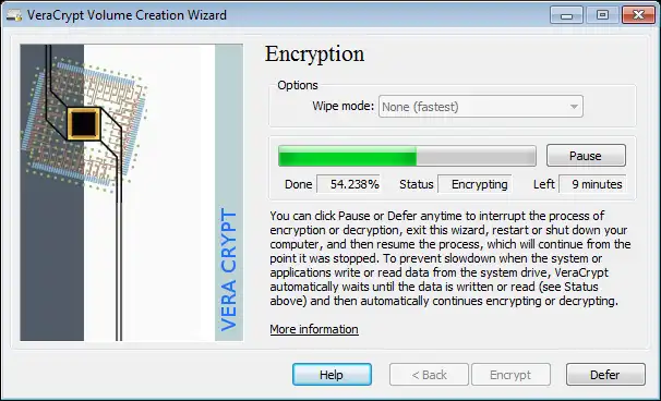 VeraCrypt Password Protect a Folder