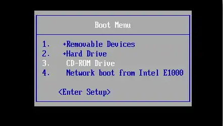 Boot from USB Drive