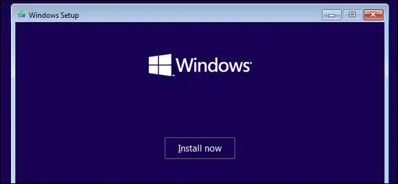 Install Windows 10 