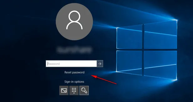 Windows 10 Password Reset Option