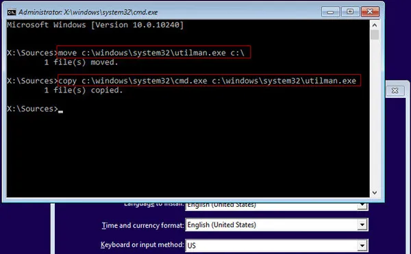 Reset Windows 10 Password Command Prompt