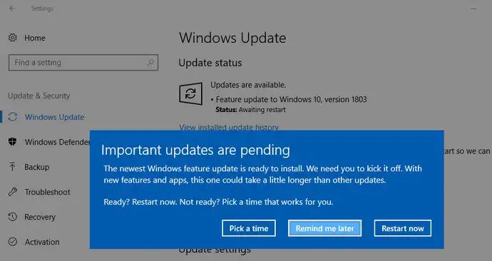 Windows 10 Updates