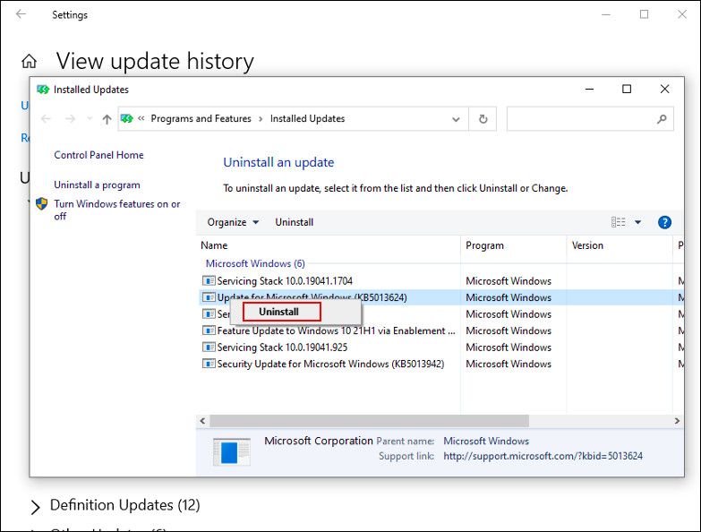 uninstall-update-win10