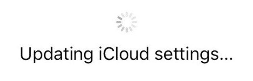 iCloud 설정 화면 업데이트