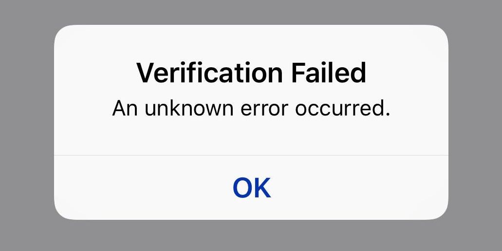 iPhone에서 확인 실패 iCloud 경고