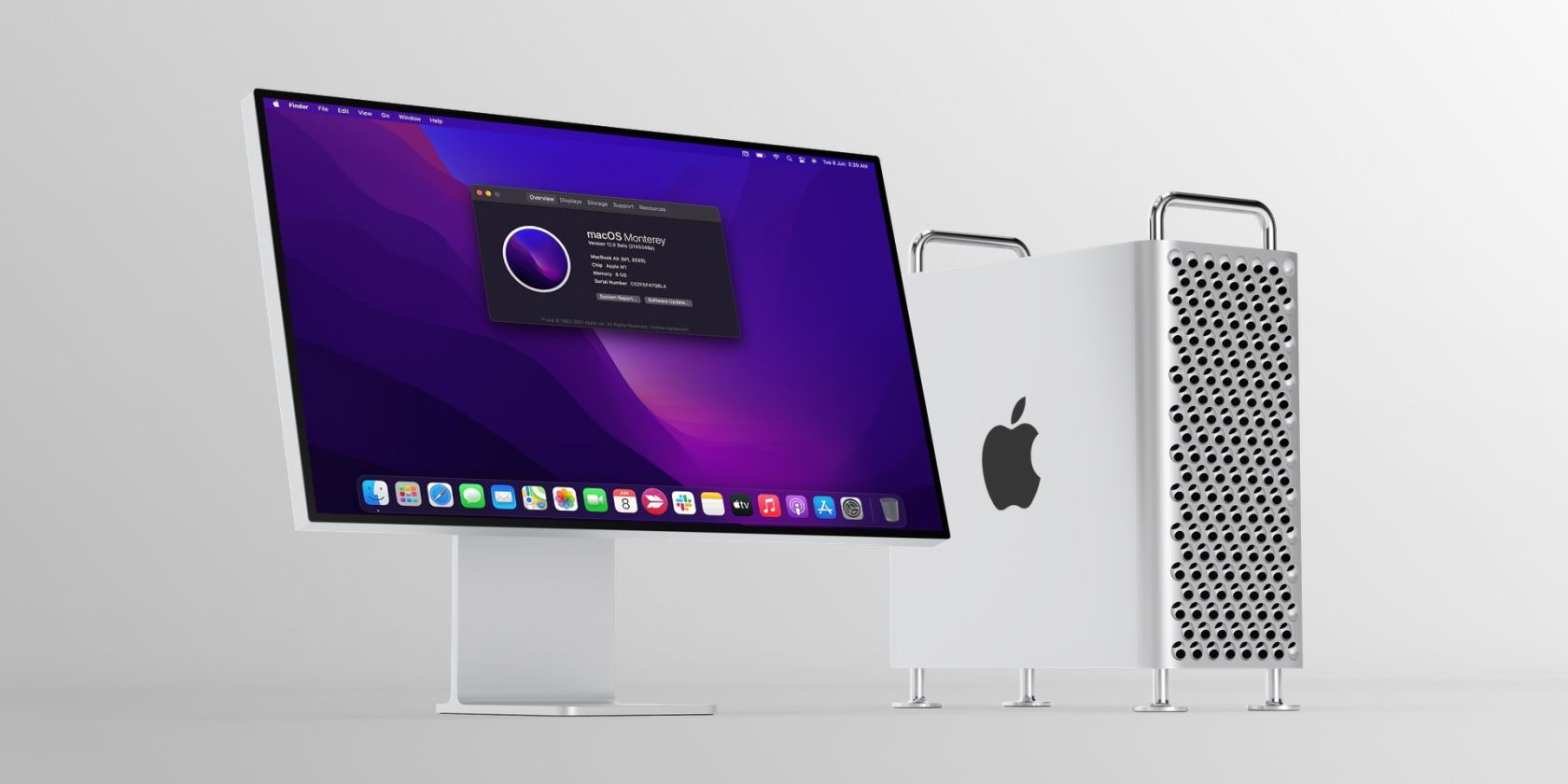 macOS Monterey를 실행하는 Mac Pro