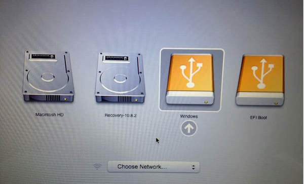 USB 드라이브에서 Mac 부팅