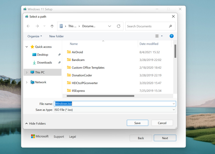 Windows 11 미디어 생성 도구