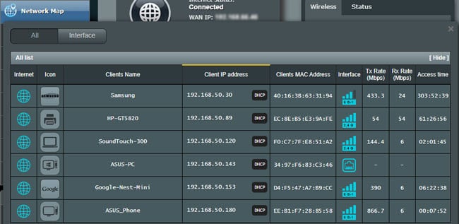 router-clients-list