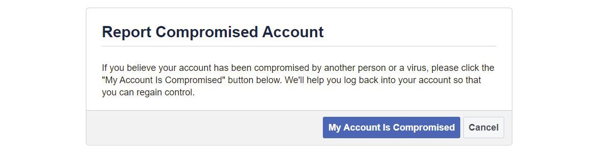 報告被盜的 Facebook 帳戶