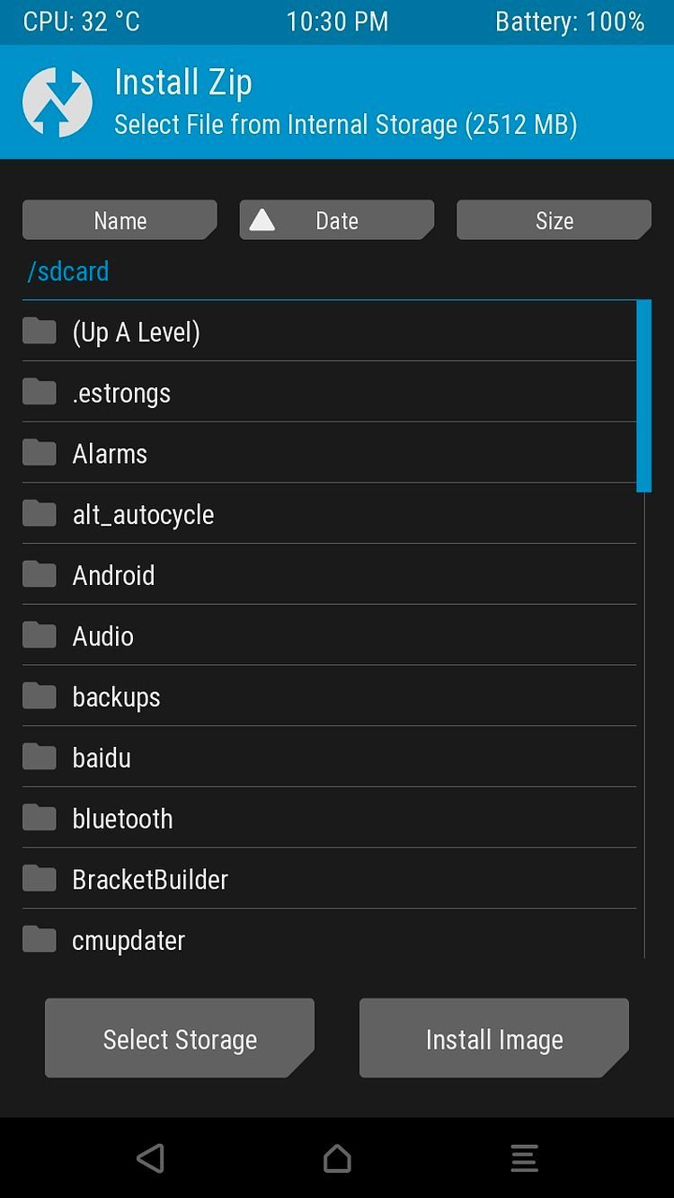 twrp findzip